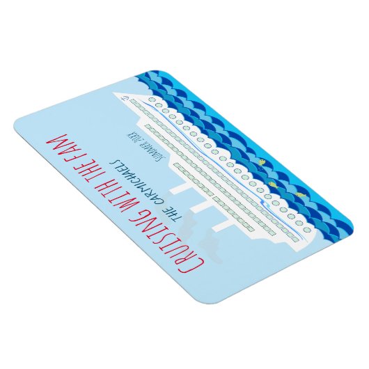 Gepersonaliseerd cruiseschip magneet (Rechterzijde)