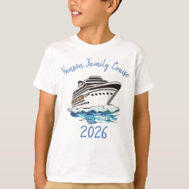 Gepersonaliseerd cruiseschip t-shirt
