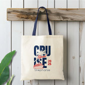 gepersonaliseerd cruiseschip tote bag