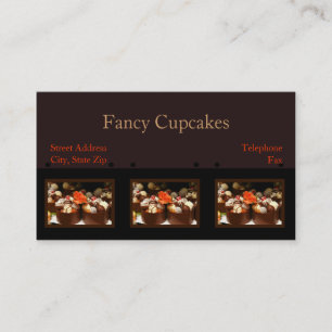 Gepersonaliseerd Cupcake-Visitekaartjes Visitekaartje