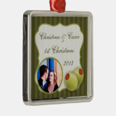 Gepersonaliseerd Custom Ornament Martini Olijven G (Rechts)