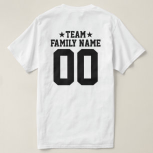 Gepersonaliseerd & Custom Sport Team Jersey T-shir T-shirt