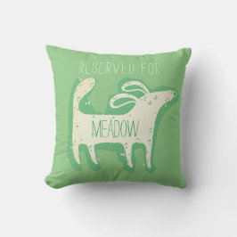 Gepersonaliseerd Cute Dog Monoprint Sierkussen