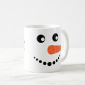 Gepersonaliseerd Cute Snowman Koffiemok (Voorkant rechts)