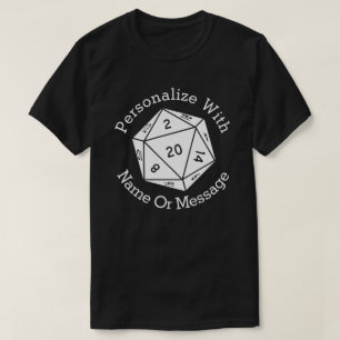 GEPERSONALISEERD D20-apparaat T-shirt