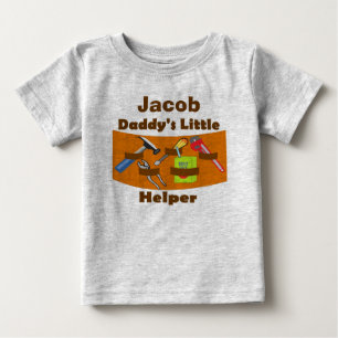 Gepersonaliseerd "Daddy's Little Helper" Baby T-sh