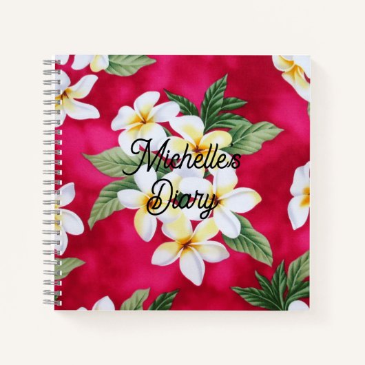 Gepersonaliseerd dagboek / dagboek notitieboek (Voorkant)