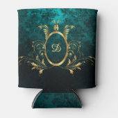 Gepersonaliseerd Damasgoud-Lijst Blikjeskoeler (Voorkant)