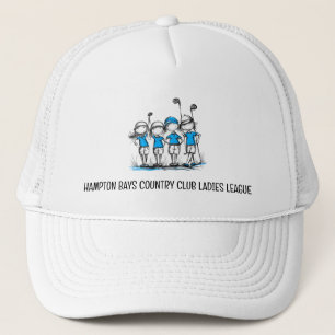 Gepersonaliseerd dames Golf League Pet BLAUWE Cart