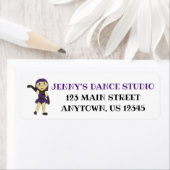 Gepersonaliseerd Dance Instructor Jazz Teacher Stu Etiket (Insitu)