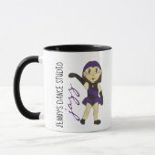 Gepersonaliseerd Dance Studio JAZZ Dancer Teacher Mok (Links)