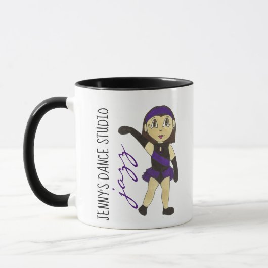 Gepersonaliseerd Dance Studio JAZZ Dancer Teacher  Mok (Links)