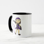 Gepersonaliseerd Dance Studio JAZZ Dancer Teacher Mok (Voorkant links)