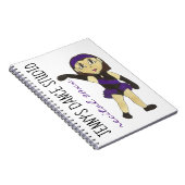 Gepersonaliseerd Dance Studio Overweging Memories  Notitieboek (Rechterzijde)