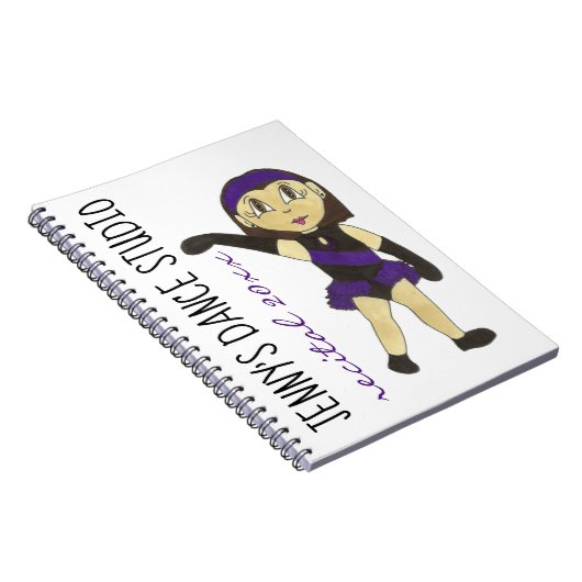 Gepersonaliseerd Dance Studio Overweging Memories  Notitieboek (Rechterzijde)