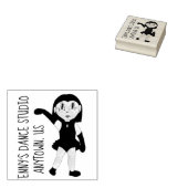 Gepersonaliseerd Dance Teacher School Studio Jazz  Rubberstempel (Gestempeld)