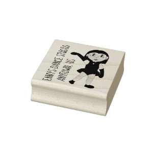 Gepersonaliseerd Dance Teacher School Studio Jazz Rubberstempel