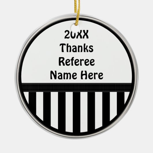 Gepersonaliseerd dank u ARBITREREN de Ornamenten (Voorkant)