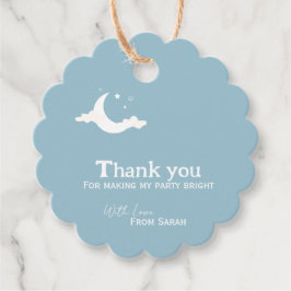 Gepersonaliseerd Dank u Baby shower retro maanster Bedankjes Labels