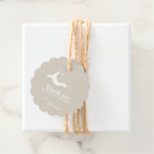 Gepersonaliseerd Dank u Baby shower retro maanster Bedankjes Labels (In situ)