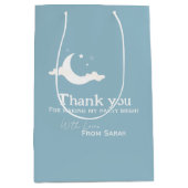 Gepersonaliseerd Dank u Baby shower retro maanster Medium Cadeauzakje (Voorkant)