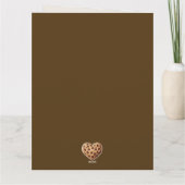 Gepersonaliseerd Dank u cookie harten ontwerp Bedankkaart (Achterkant)