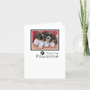 Gepersonaliseerd dank u de Honden van Kaarten