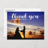 Gepersonaliseerd dank u de Nota van het Briefkaart (Voorkant / Achterkant)