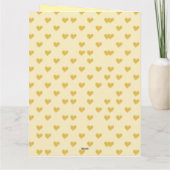 Gepersonaliseerd Dank u hart ontwerp Kaart (Achterkant)