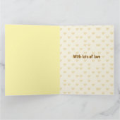 Gepersonaliseerd Dank u hart ontwerp Kaart (Binnen)