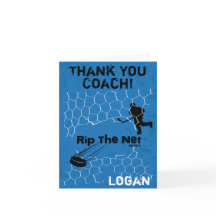 Gepersonaliseerd Dank u Hockey Coach Rip het Net