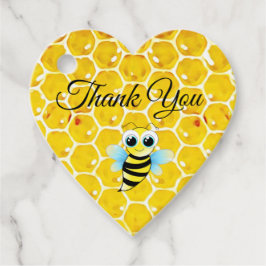 Gepersonaliseerd Dank u Honey Bee Baby shower Bedankjes Labels