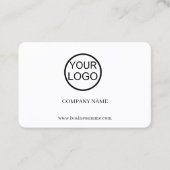 Gepersonaliseerd Dank u kaart voor Orde met code Visitekaartje (Voorkant)