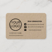 Gepersonaliseerd Dank u kaart voor Orde met code Visitekaartje (Voorkant)