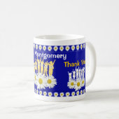 Gepersonaliseerd Dank u Mok voor Leraar met Kind a (Voorkant rechts)