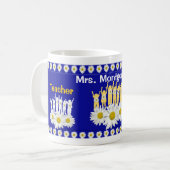 Gepersonaliseerd Dank u Mok voor Leraar met Kind a (Voorkant links)