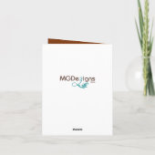 Gepersonaliseerd Dank u Sportfeest football thema Bedankkaart (Achterkant)