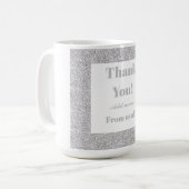 Gepersonaliseerd dank van ons allemaal mok (Voorkant links)