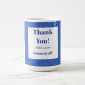 Gepersonaliseerd dank van ons allemaal mok (Center)