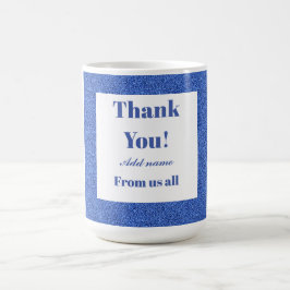 Gepersonaliseerd dank van ons allemaal mok