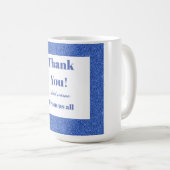 Gepersonaliseerd dank van ons allemaal mok (Voorkant rechts)