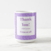 Gepersonaliseerd dank van ons allemaal mok (Center)