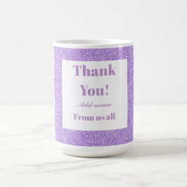 Gepersonaliseerd dank van ons allemaal mok