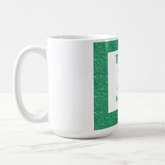 Gepersonaliseerd dank van ons allemaal mok (Links)