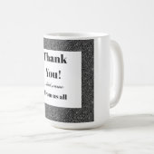 Gepersonaliseerd dank van ons allemaal mok (Voorkant rechts)