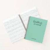 Gepersonaliseerd dankbaarheidsdagboek | Dagelijks Notitieboek (Binnen)