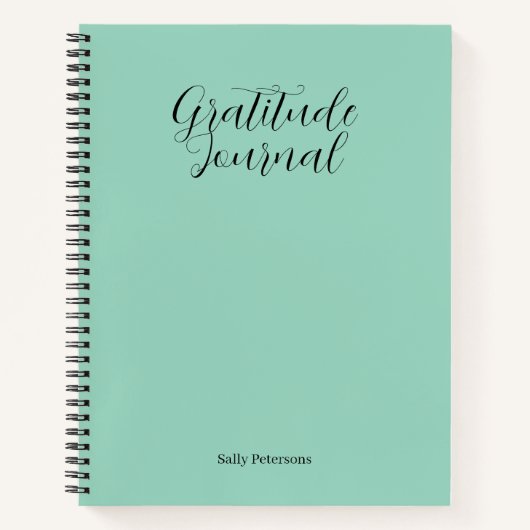 Gepersonaliseerd dankbaarheidsdagboek | Dagelijks Notitieboek (Voorkant)