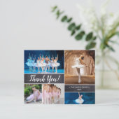 Gepersonaliseerd, danssponsor Bedankt Briefkaart (Staand voorkant)