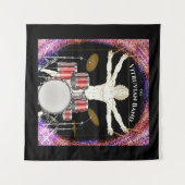 Gepersonaliseerd de Achtergrond van het Stadium vo Wandkleed (Voorkant (horizontaal))