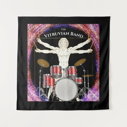 Gepersonaliseerd de Achtergrond van het Stadium vo Wandkleed (Voorkant)